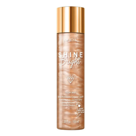 PUPA Shine Bright Glow Mist - Leuchtendes Spray für Körper & PUPA Shine Bright Glow Mist - Leuchtendes Spray für Körper &